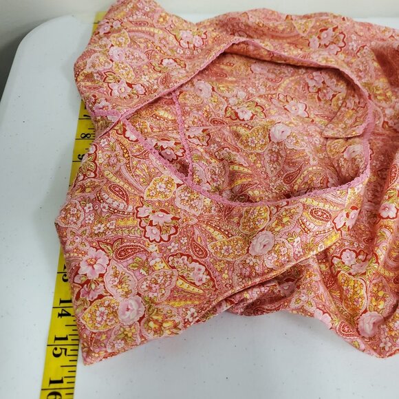 Vintage Moda International Womens Y2K Babydoll Lace Trim Dress Size 4 Preppy - Picture 6 of 11